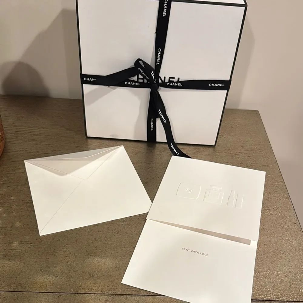 Chanel Gift Box with Cards